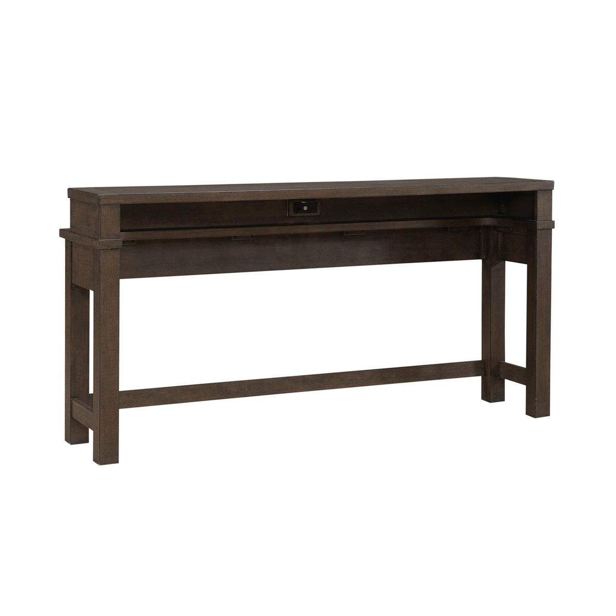 Cascade Falls - Console Bar Table - Satin Espresso - Image 4