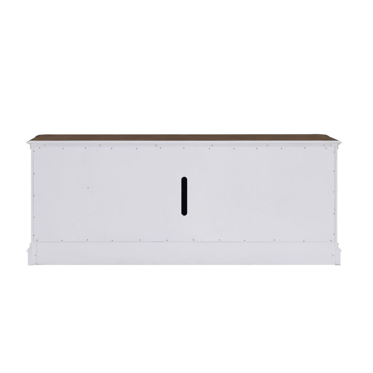 Fireplace TV Consoles - 244 82" Console With Fire FTS - White - Image 2