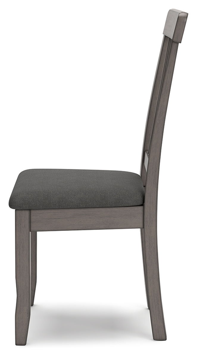 Shullden - Dining Room Side Chair (Set of 2) - Gray - Image 6