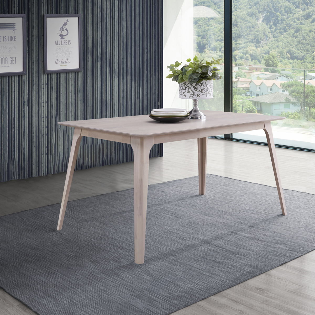 Oscar - 60" Table - White Ash - Image 6