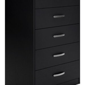 Finch - Five Drawer Chest - 46" Height - Black