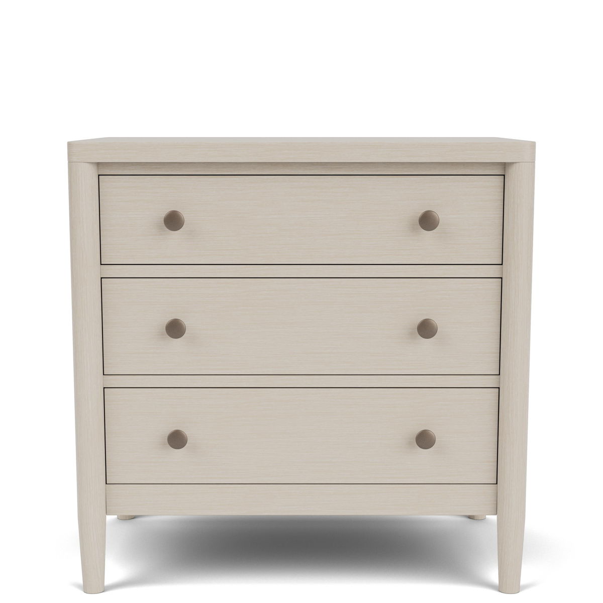 Laguna - 3 Drawer Nightstand - Beige