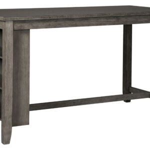 Caitbrook - Rectangular Dining Room Counter Table - Gray