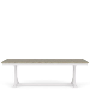 Cora - Trestle Dining Table - Cloud / Fog