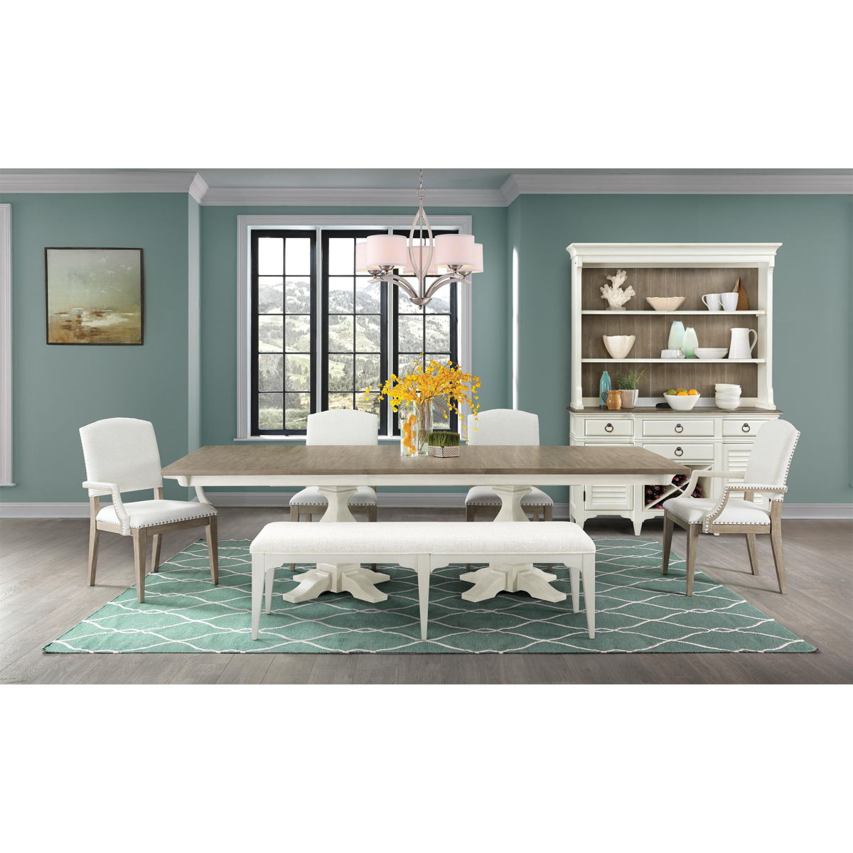 Myra - Upholstered Arm Dining Chair (Set of 2) - Natural - Image 6