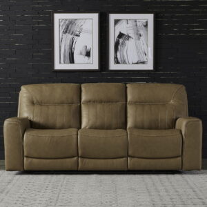 Bennett - Sofa P2 & ZG - Butternut - Butternut Leather