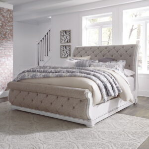 Magnolia Manor - Upholstered Sleigh Bed