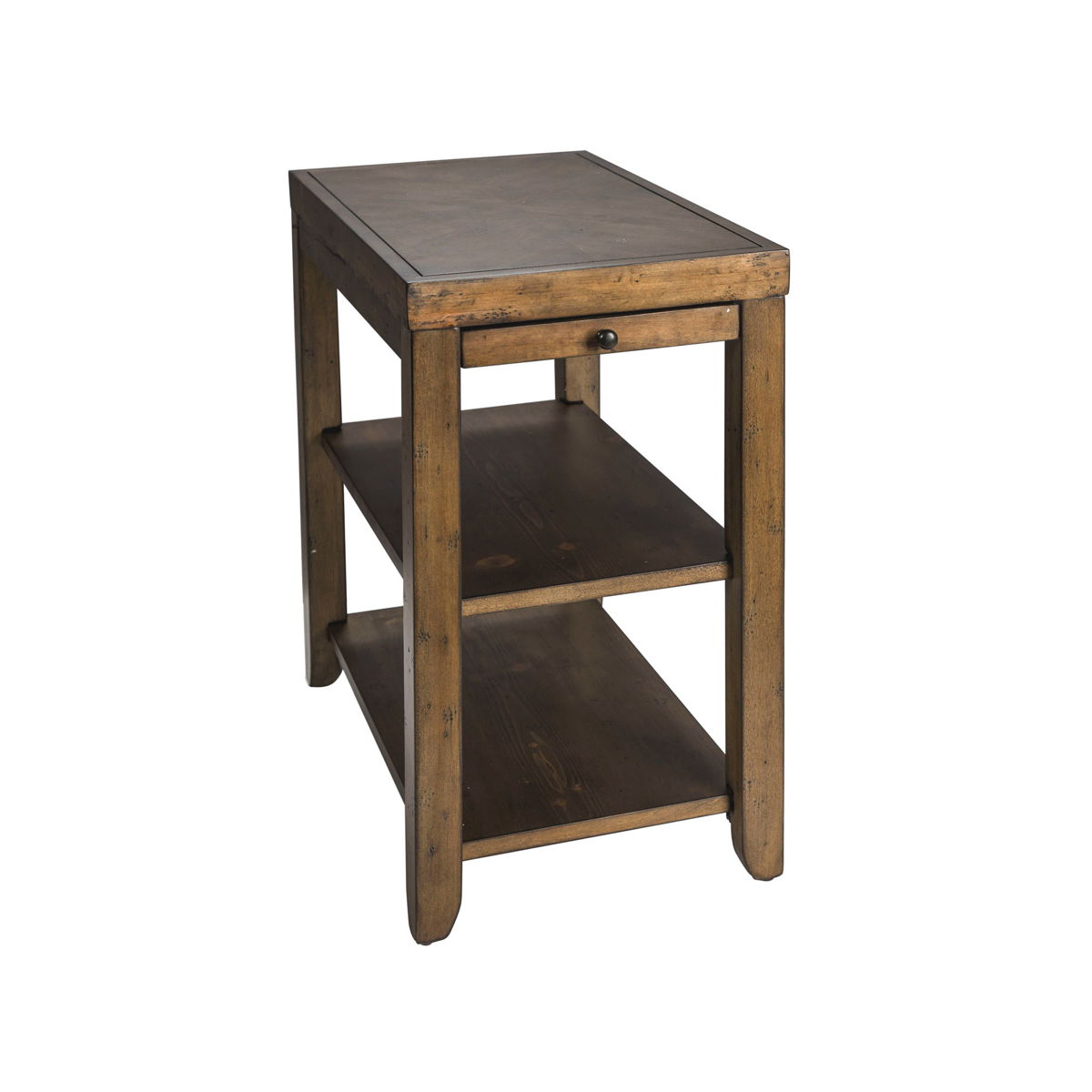 Mitchell - Chair Side Table - Nutmeg - Image 4