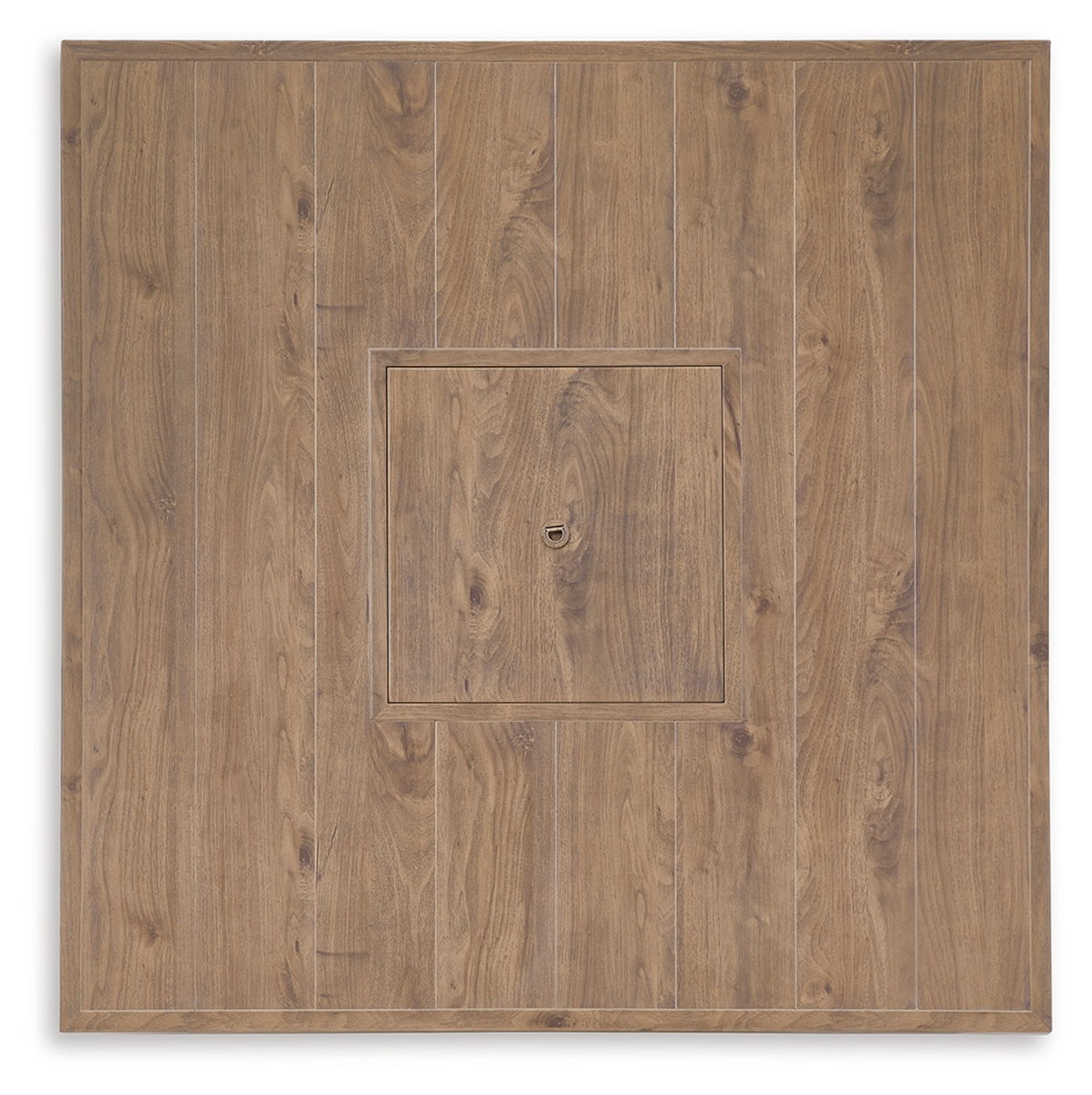 Walton Bridge - Square Bar Table W/Fire Pit - Driftwood - Image 3