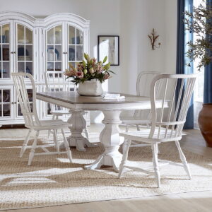Magnolia Manor - Double Pedestal Table Set