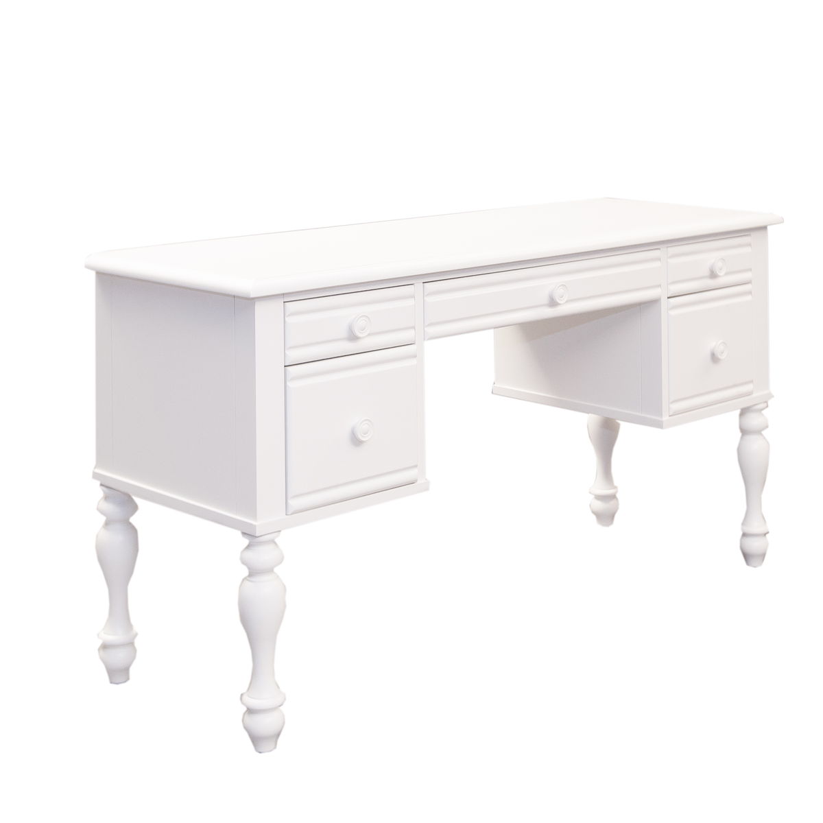 Summer House - Wood Vanity Desk - Oyster White - Image 4