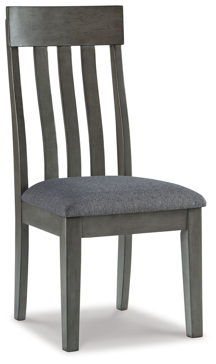 Hallanden - Dining UPH Side Chair (Set of 2) - Black / Gray - Image 7