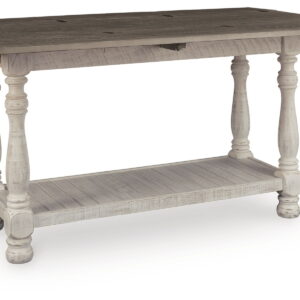 Havalance - Flip Top Sofa Table - Gray / White