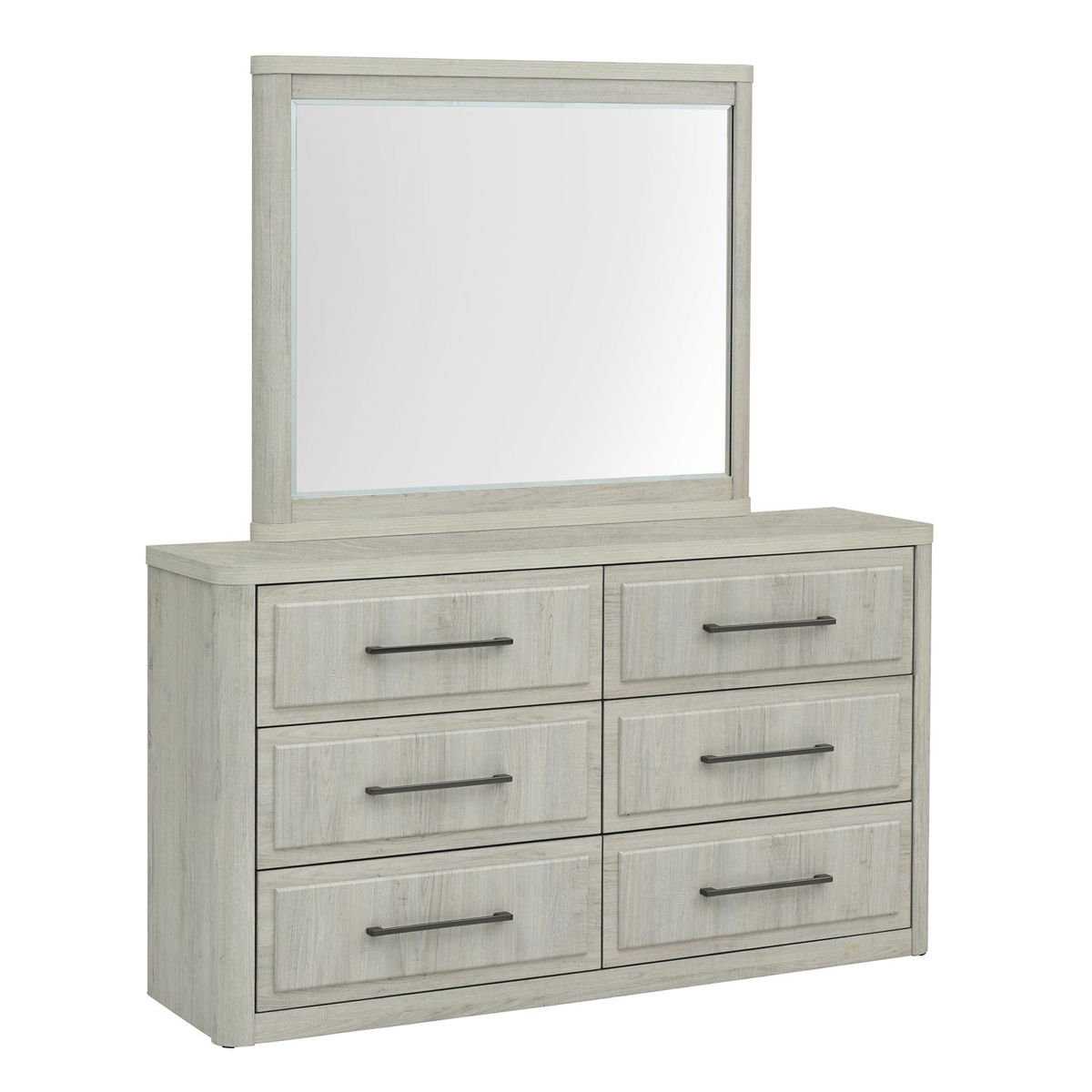 Modern Play - Dresser & Mirror - Natural White - Image 3