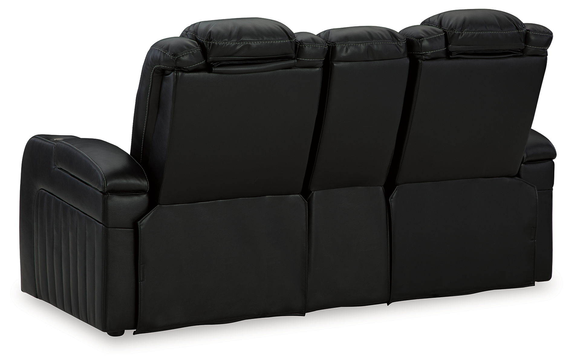 Caveman Den - Power Reclining Loveseat with Console/ Adj Hdrst - Midnight - Image 13