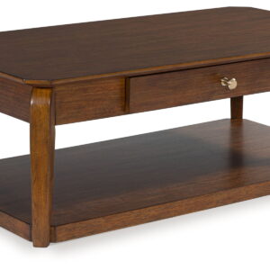 Trenmour - Rectangular Cocktail Table - Medium Brown