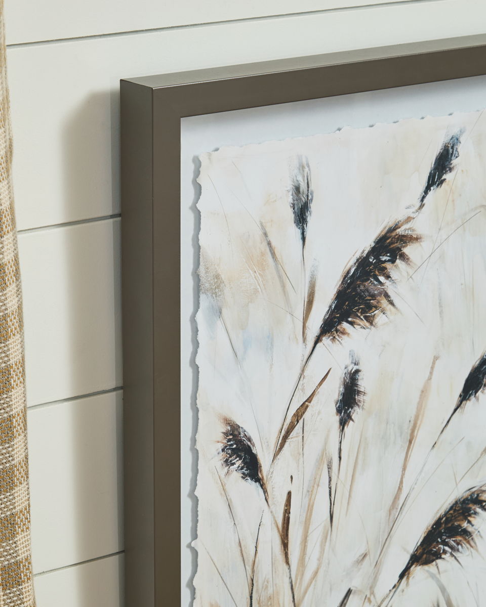 Honslow - Wall Art Set (Set of 3) - Brown / Black / White - Image 2