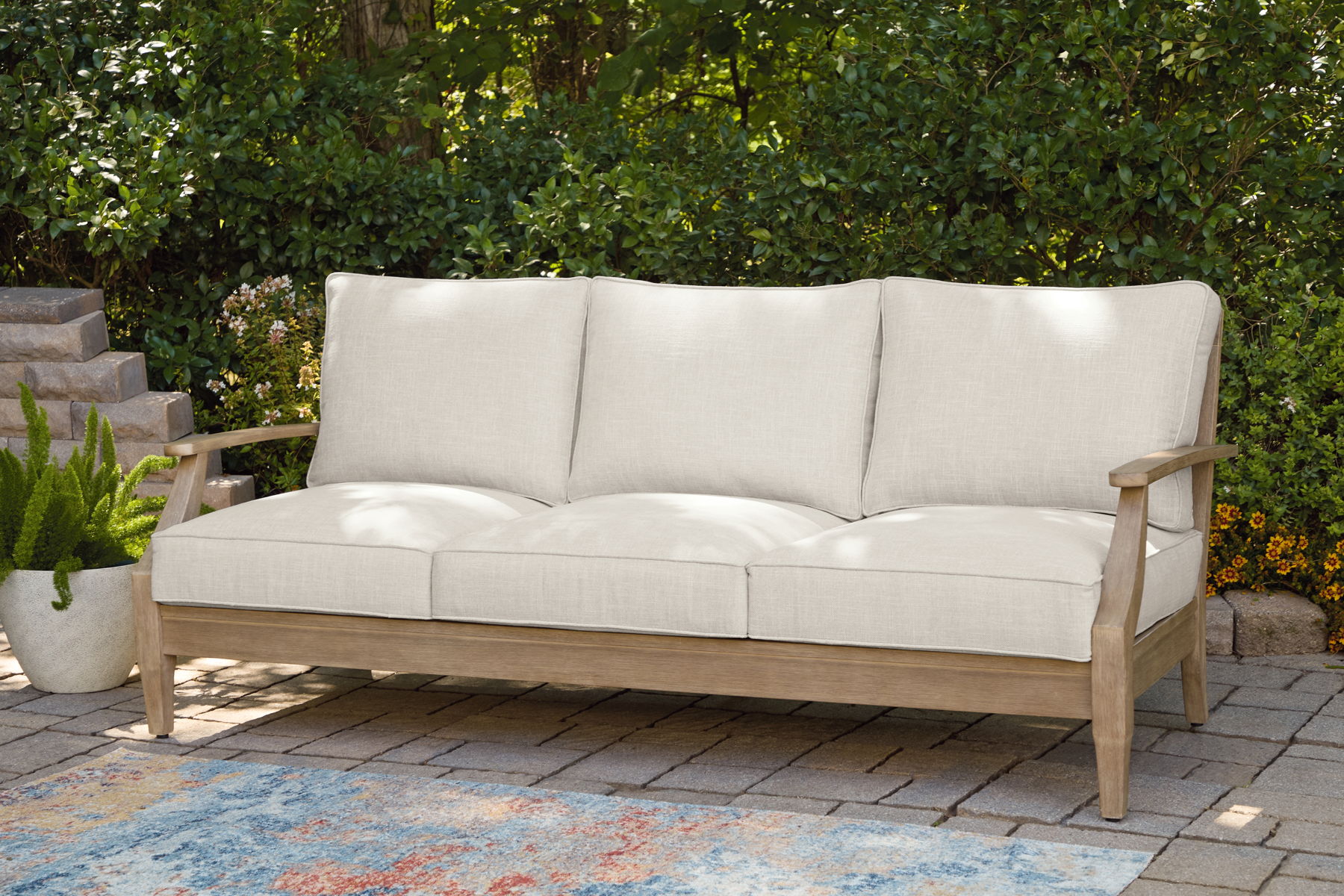 Carter Hall - Sofa With Cushion - Beige - Image 7
