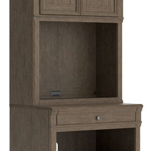 Janismore - Bookcase - Weathered Gray