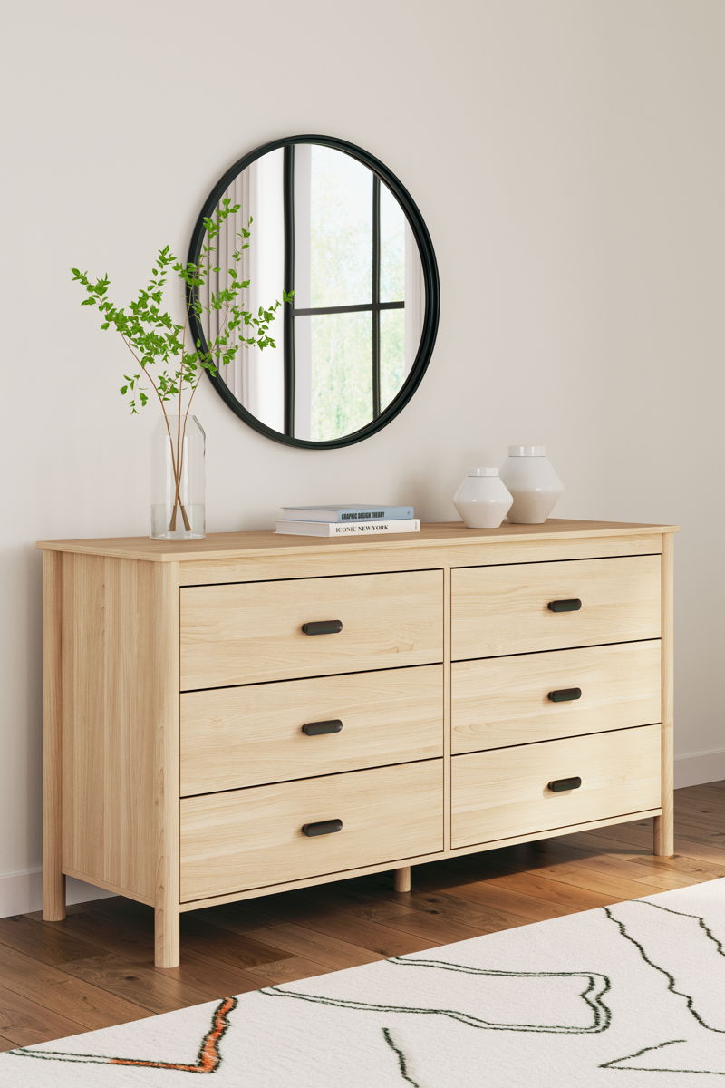 Cabinella - Six Drawer Dresser - Tan - Image 9