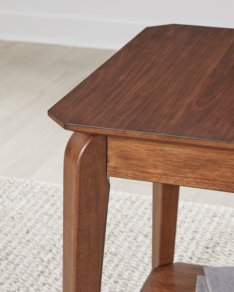 Trenmour - Square End Table - Medium Brown - Image 3