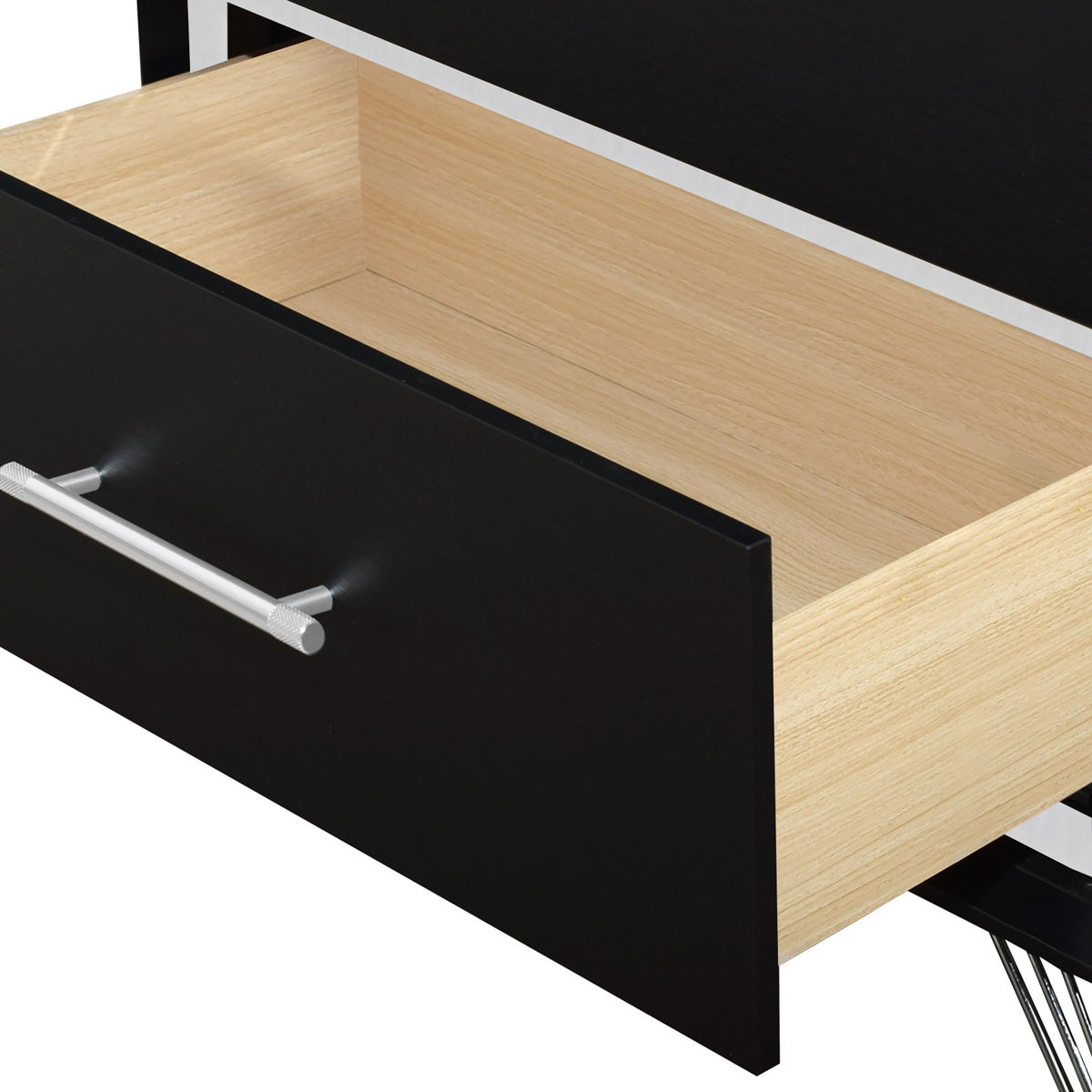 Ava - 5 Drawer Chest - Ebony - Image 4