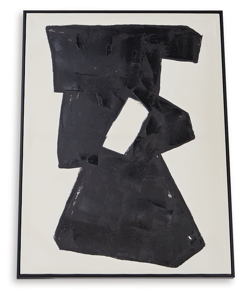 Garviery - Wall Art - Black / Cream - Image 7