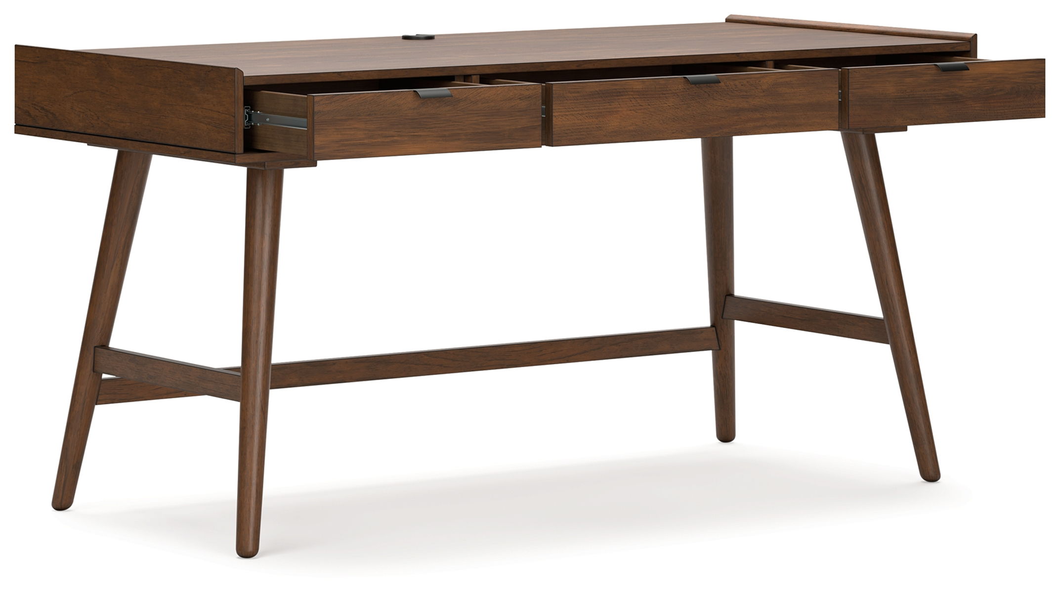 Lyncott - Home Office Desk - Brown - Image 8