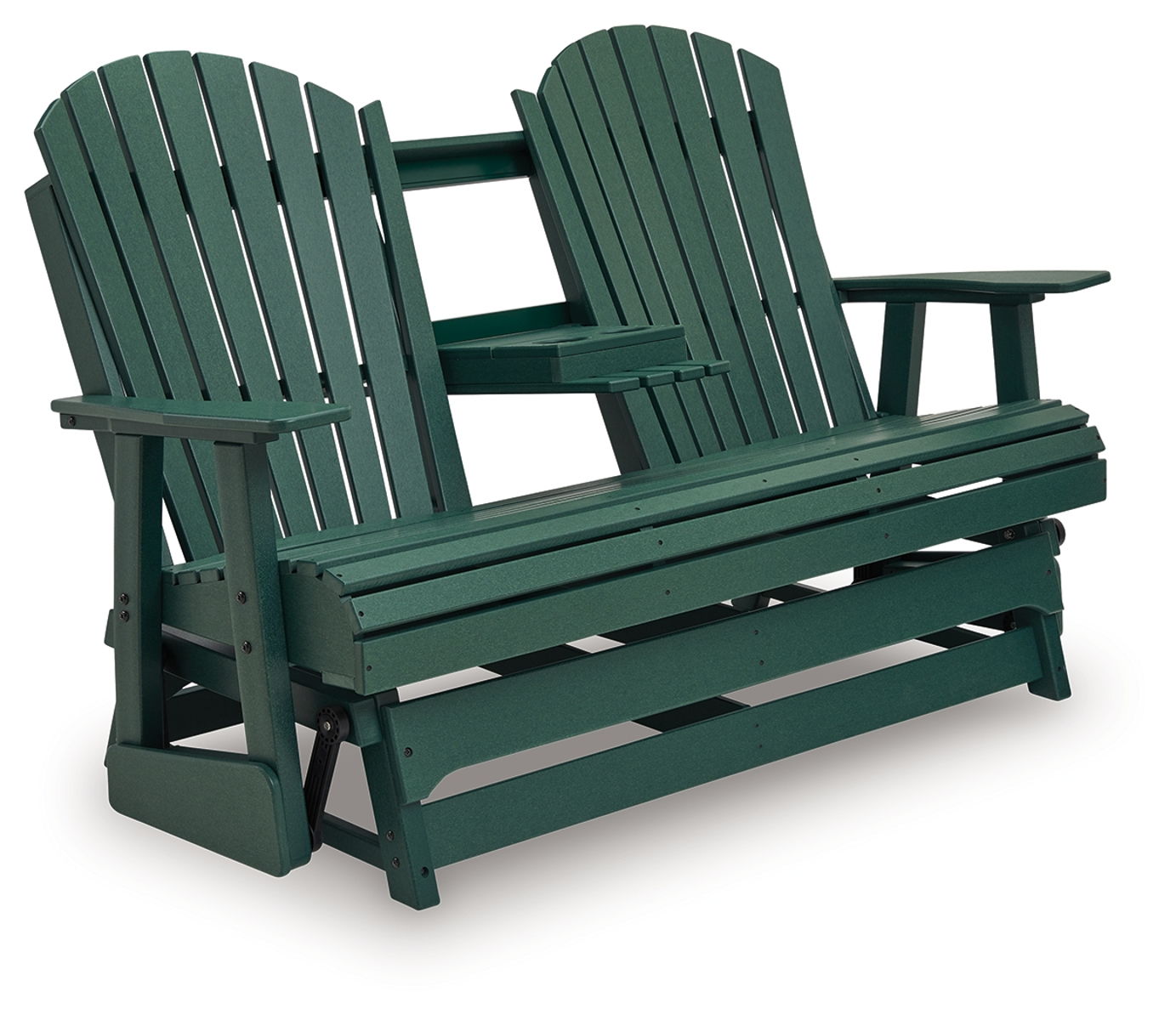 Shell Beach - Loveseat Glider - Green - Image 5