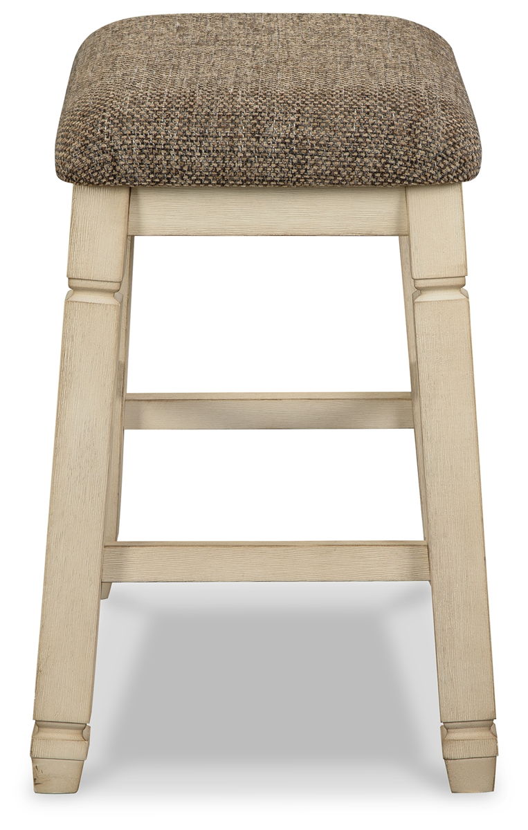 Bolanburg - Upholstered Stool (Set of 2) - Beige - Image 3