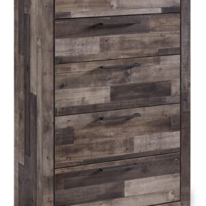 Derekson - Five Drawer Chest - Multi Gray
