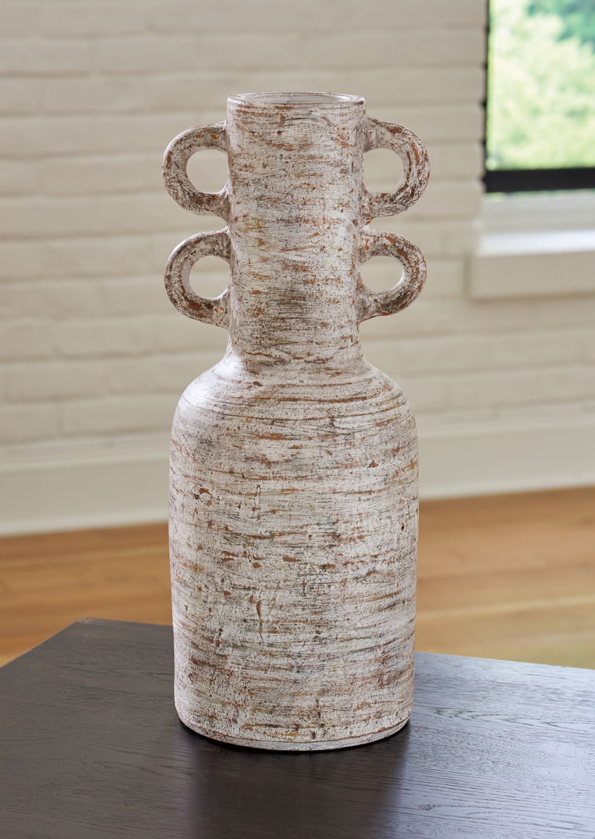Wellbridge - Vase - Distressed White - Image 2