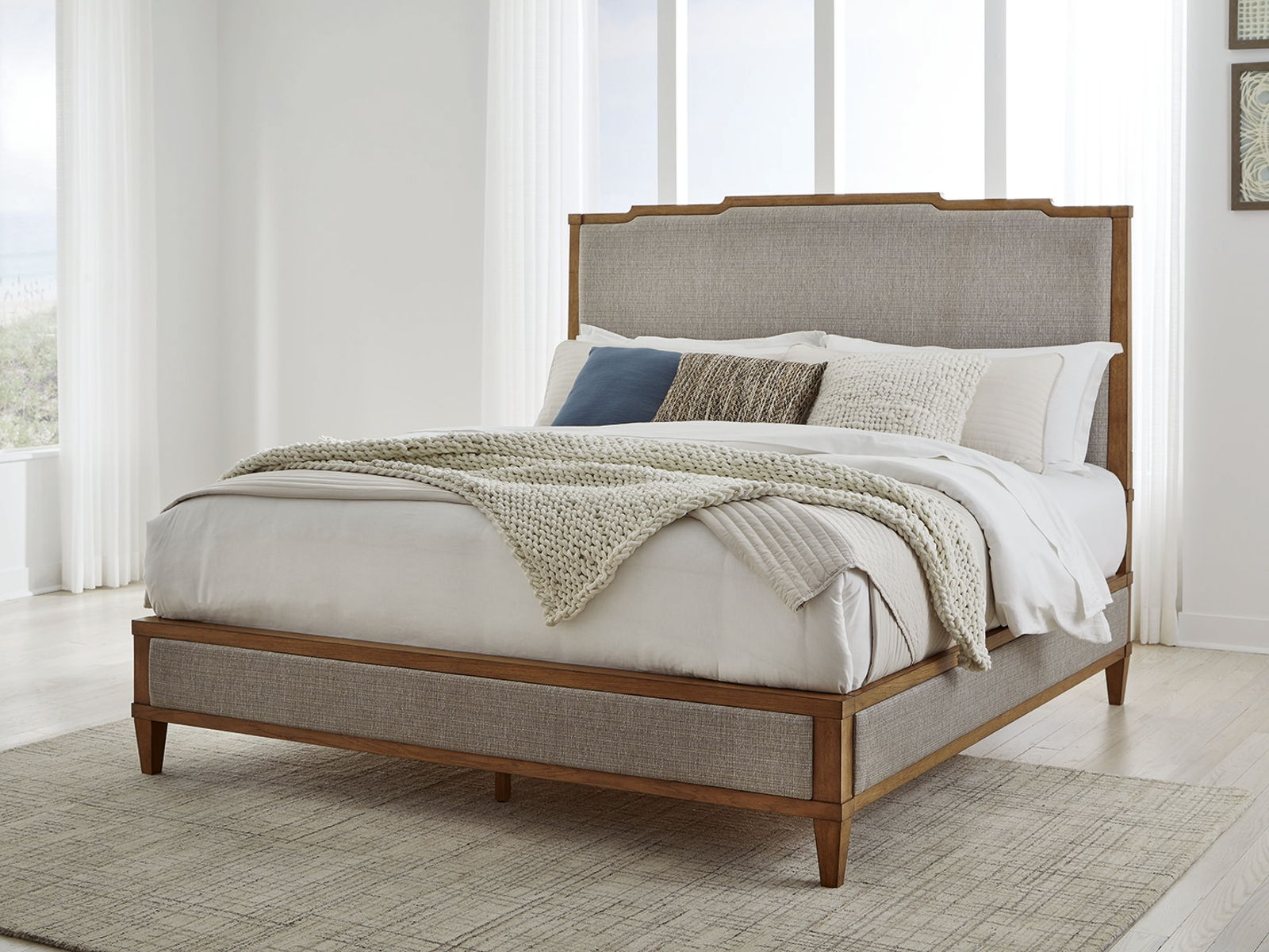Sharlance - Upholstered Panel Bed - Image 2