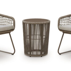 Majors Beach - Outdoor Table And 2 Chairs (Set of 3) - Beige