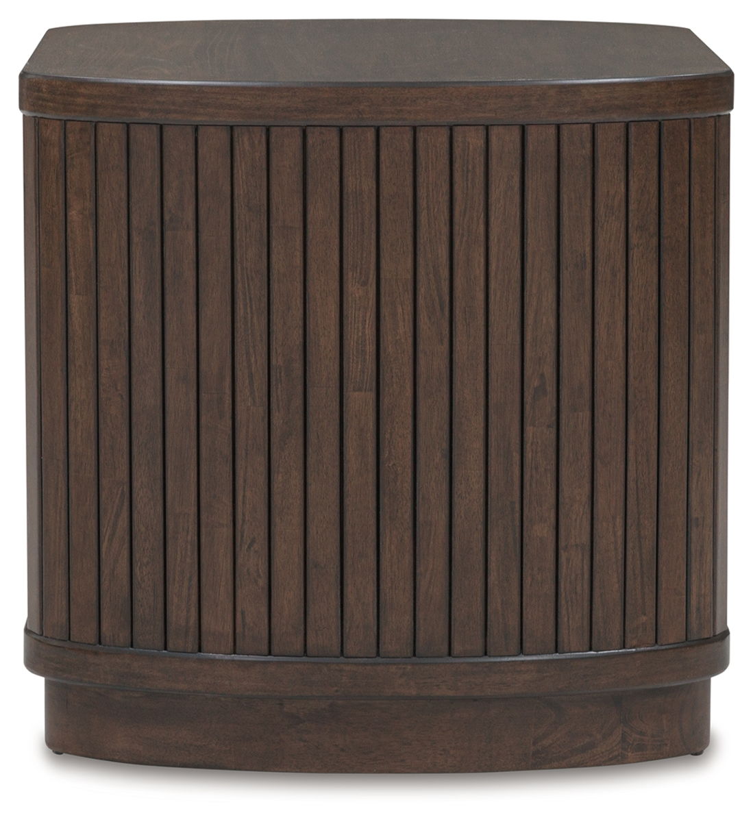Korestone - Square End Table - Dark Brown - Image 2