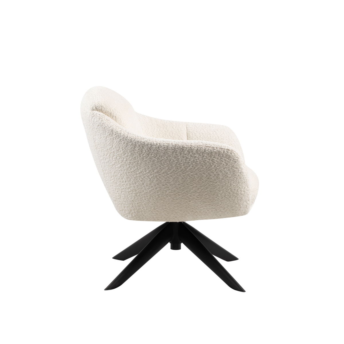 Fleming - Boucle Swivel Lounge Chair - Image 3