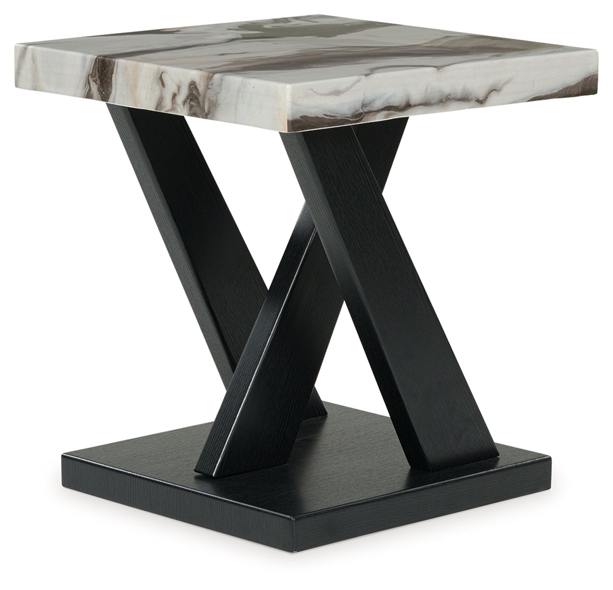 Cendill - Occasional Table Set (Set of 3) - Dark Brown / White / Black - Image 12