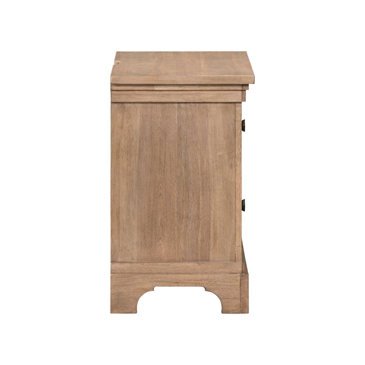 Haven Hills - Nightstand With Charging Station - Camel Beige - Image 7