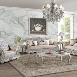 Bianello - Wood End Table - Vintage Ivory