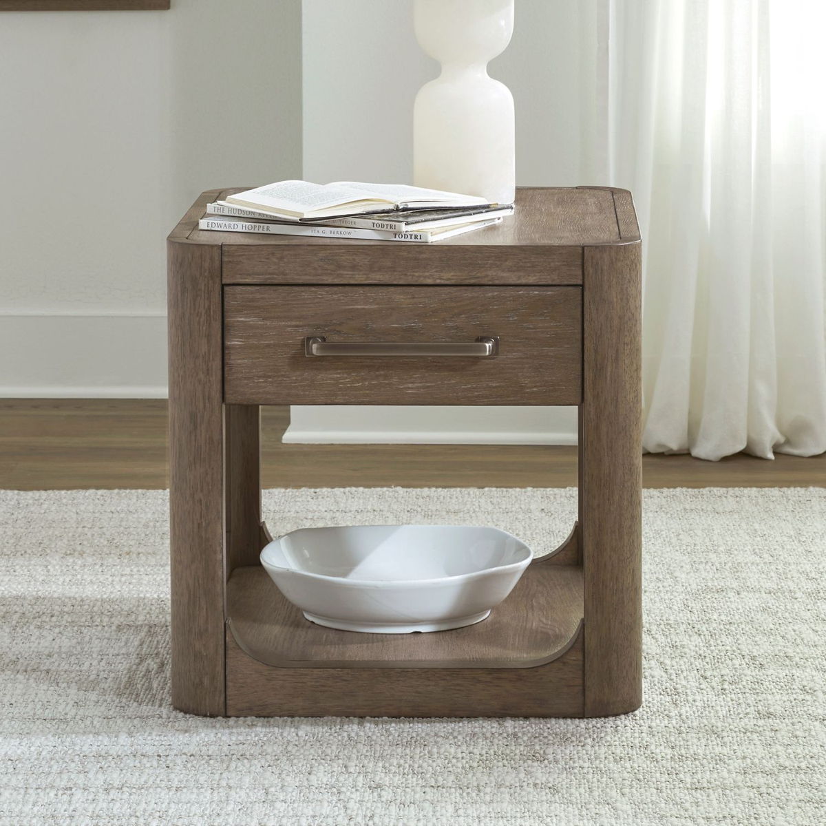 South Bend - End Table - Burnished Clay
