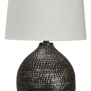 Maire - Metal Table Lamp - Black / Gold Finish