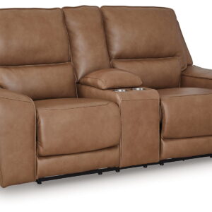DeepWakes - Power Reclining Loveseat / Console / Adjustable Headrest