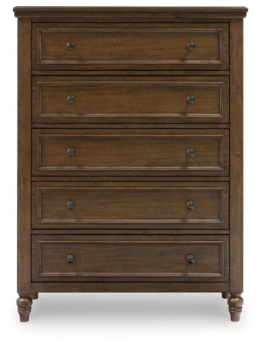 Sturlayne - Five Drawer Chest - Brown - Image 7