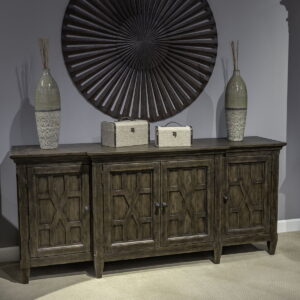 Paradise Valley - 76" TV Console - Dark Brown