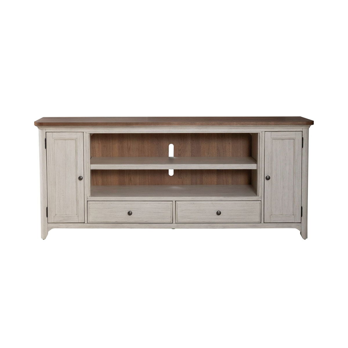 Fireplace TV Consoles - 80" Fireplace TV Console FTS - Brown - Image 3