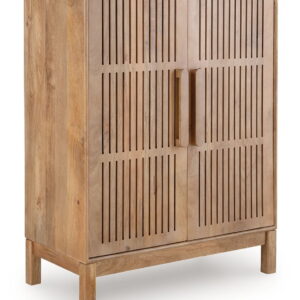 Pellamour - Bar Cabinet - Natural Brown