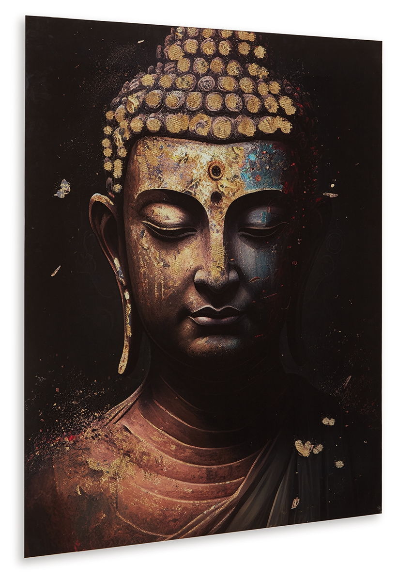 Caymoore - Wall Art - Black / Gold Finish - Image 3