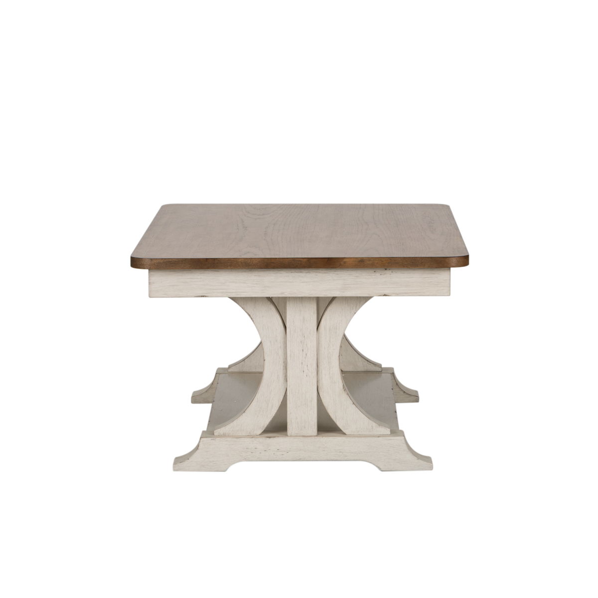 Farmhouse Reimagined - Rectangular Cocktail Table - White - Image 6