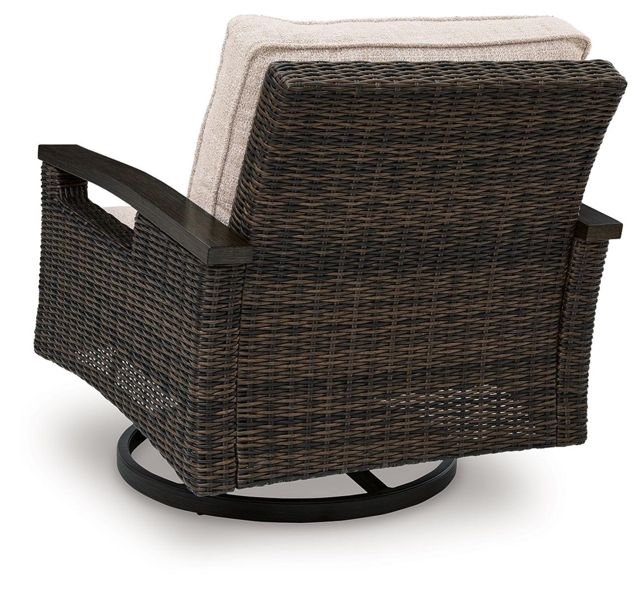 Monterey Point - Swivel Lounge Chair (Set of 2) - Dark Brown - Image 7