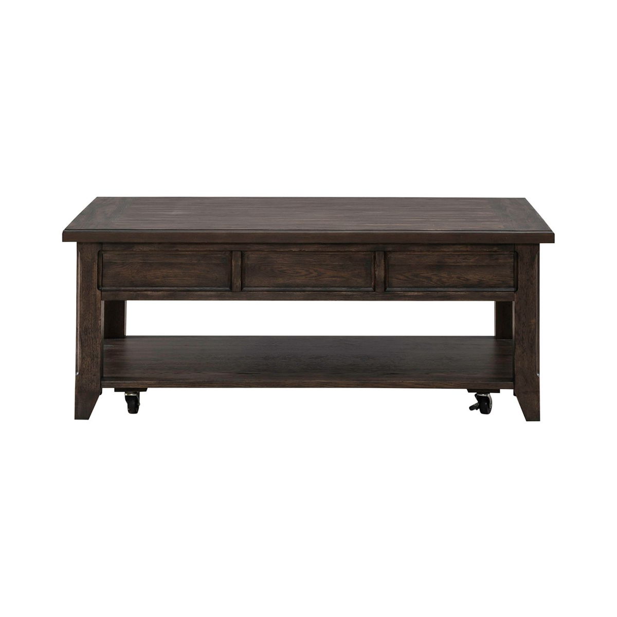 Paradise Valley - Lift Top Cocktail Table - Saddle Brown - Image 3